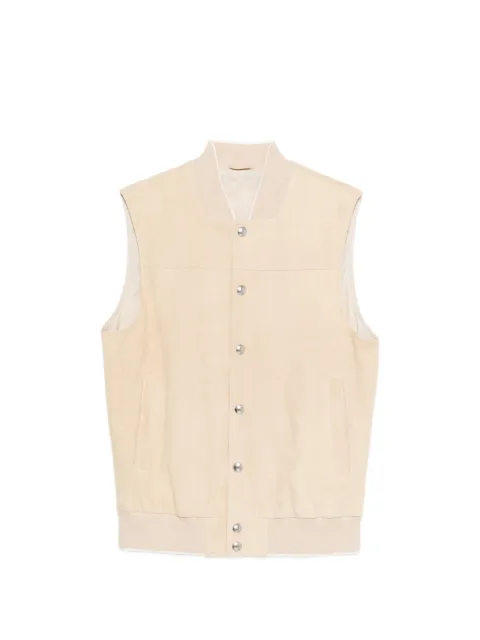 Eleventy buttoned gilet Neutrals M75GILM13PEL0M021