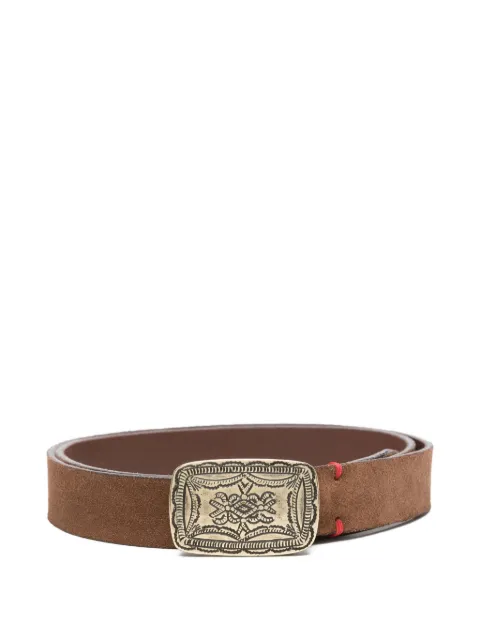 Eleventy cocoa engraved buckle belt Brown M77CINM08PEL0M009