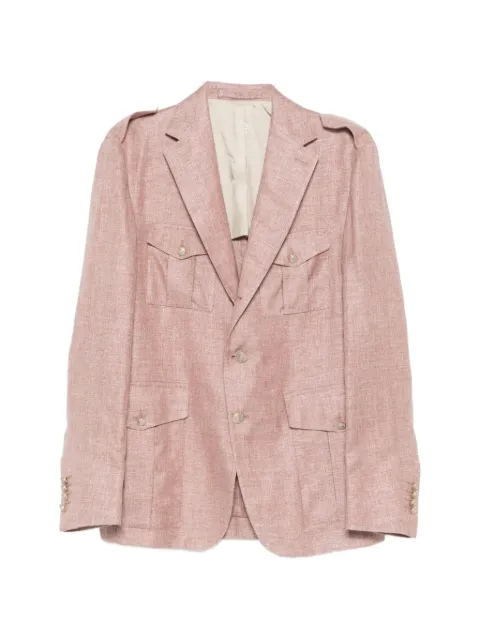 Eleventy button pockets blazer Pink M75GIAF05BOTTES0M010