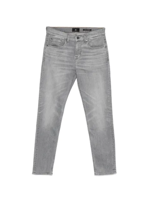 7 For All Mankind Slimmy tapered denim jeans Grey 7TB00C111VX