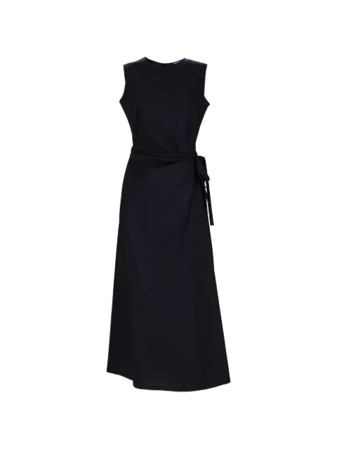 ASPESI tie-waist midi dress Blue 2988P07601098