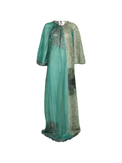 Pierre-Louis Mascia Hawn paisley dress Green HAWNBCISAB12811