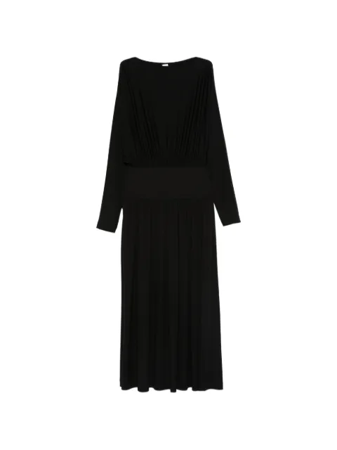TOTEME boatneck jersey dress Black 262WRD0337FB0162001