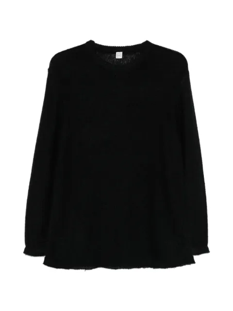 TOTEME open weave sweater Black 262WRT0746YA0161001