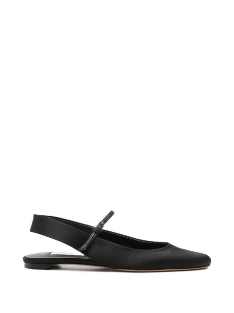 TOTEME slingback satin mary janes Black 262WAS0311FB0401001