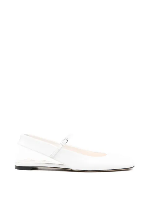 TOTEME slingback patent mary janes White 262WAS0311LE0091059