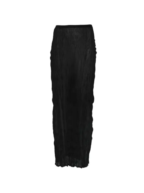TOTEME crinkled maxi skirt Black 262WRB0456YA0244001
