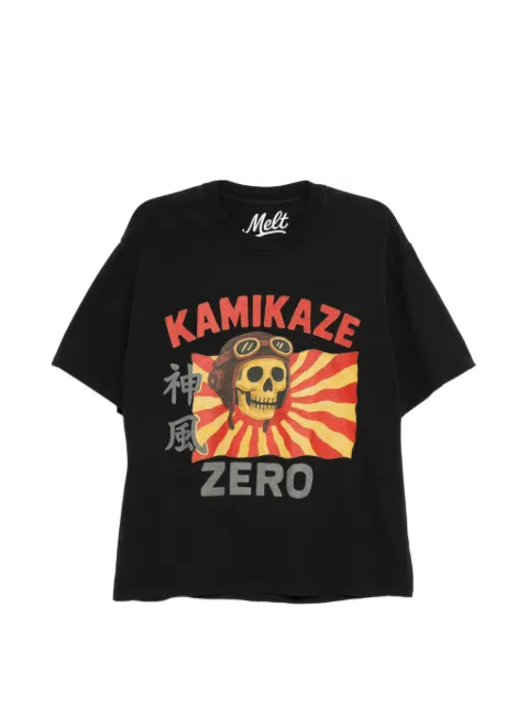 Melt crew neck T-shirt Black MS5146BLACK