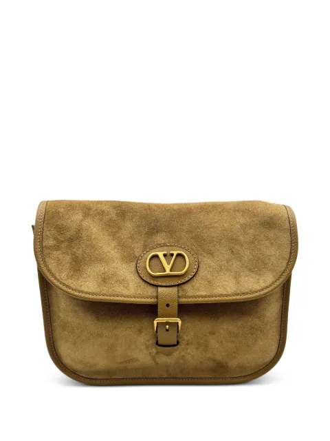 Valentino Garavani Antibes suede shoulder bag Neutrals YB0S78UEX