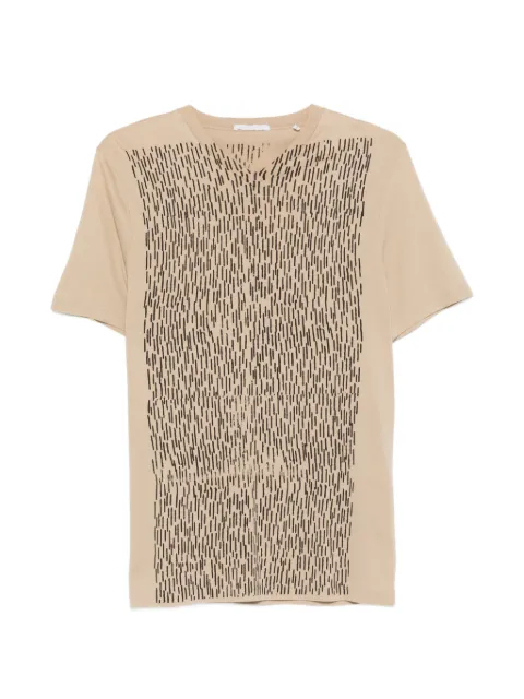 Helmut Lang Pre-Owned printed T shirt Neutrals HOLAHEL102