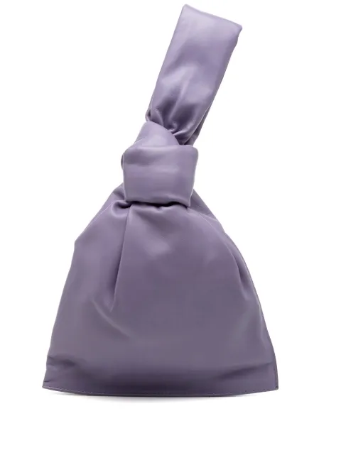 Bottega Veneta Pre-Owned 2012-2025 Mini Calfskin BV Twist Bag handbag Purple C07AY73B9MJ621II