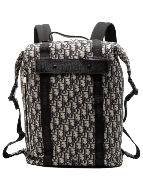 Christian Dior Pre-Owned 2019 Oblique Canvas Safari backpack Blue 6ZIZTLALKYWQFW53