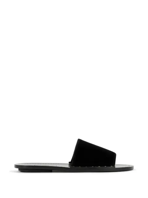TOTEME studded detail slides Black 262WAS0328FB0420001