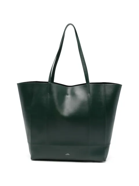 TOTEME Roam leather tote dark green Green 262WAL0107LE0206136