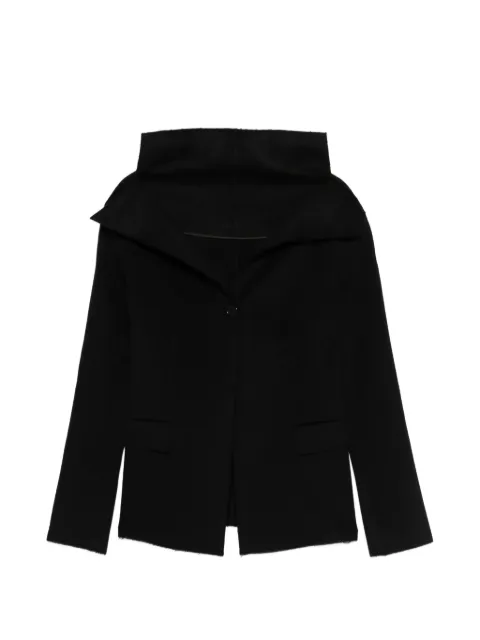 TOTEME open collar jacket Black 262WRO0332FB0006001