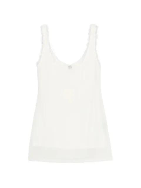 TOTEME mohair knit tank off-white White 262WRT0798YA0161059