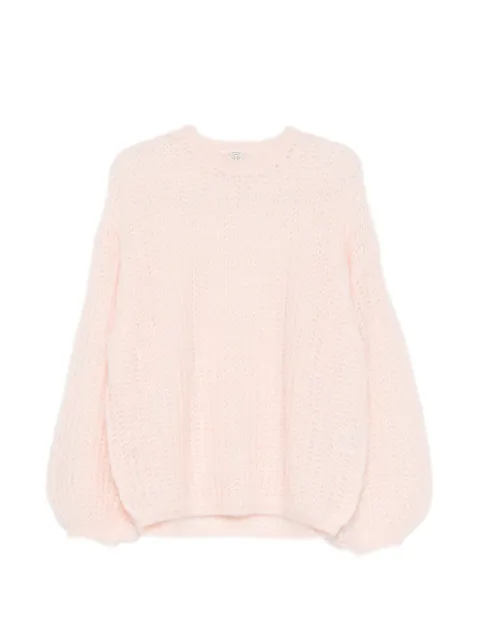 TOTEME open-knit sweater Pink 252WRT0547YA0161358