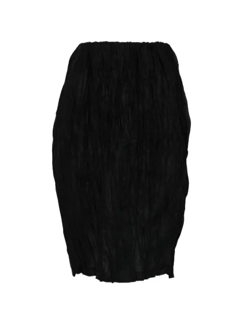 TOTEME crinkled mini skirt Black 262WRB0386FB0652001