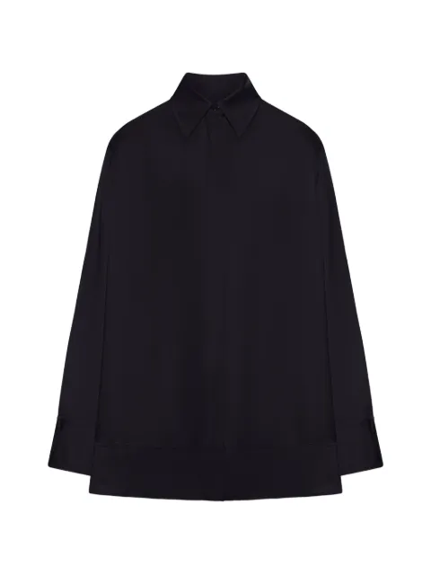 TOTEME Soft tuxedo shirt Black 262WRT0720FB0546001