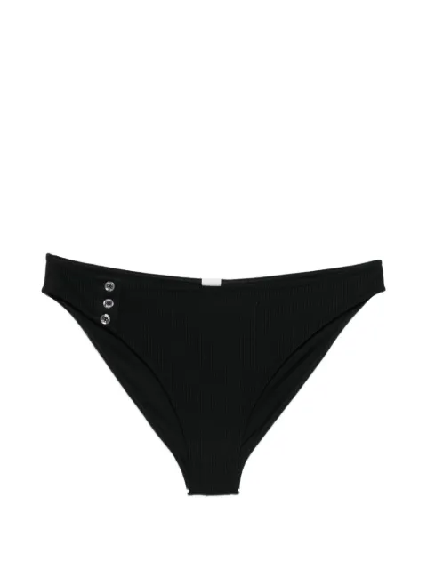 TOTEME ribbed button bikini bottom Black 262WRW0061FB0638001