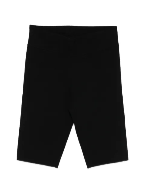 TOTEME Capri knit shorts black Black 262WRB0412YA0243001
