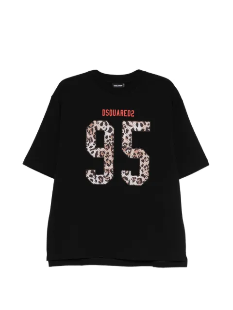 DSQUARED2 Wild2 loose fit T-shirt Black S71GD1649D20033