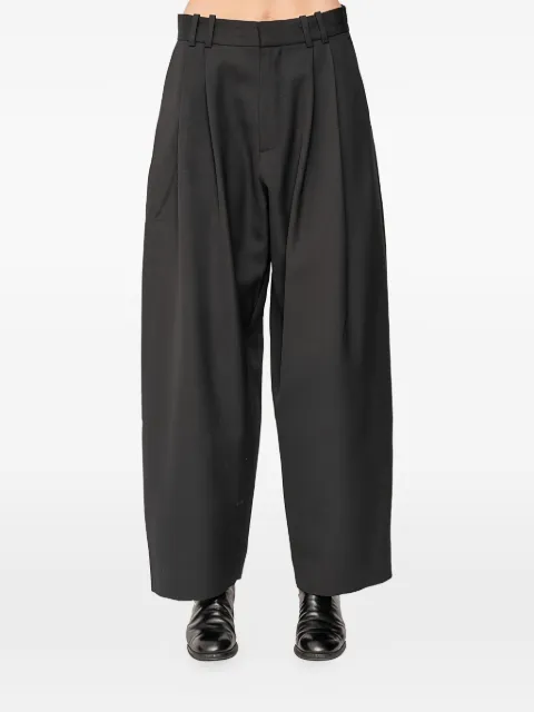 Studio Nicholson Line pleat-detail trousers Black LINESNW1185