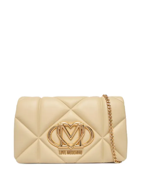 Love Moschino diamond-quilted crossbody bag Neutrals JC4043PP1O