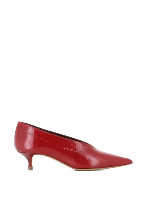 Le Monde Beryl Babouche heeled pumps Red BKTEELOXB