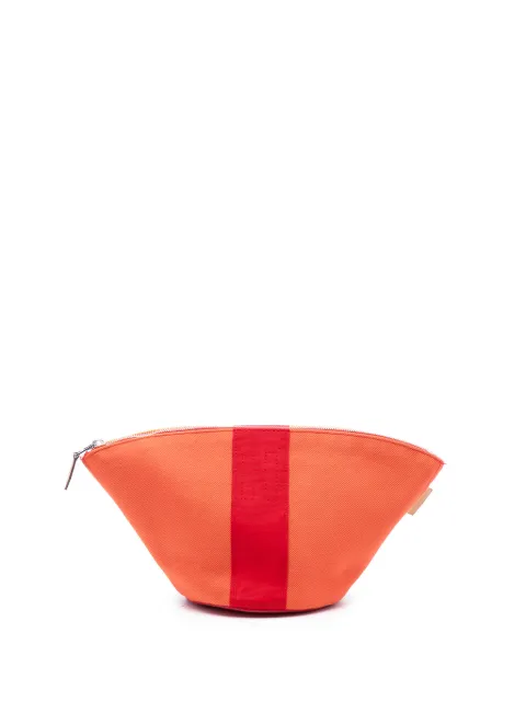Hermès Pre-Owned 2015 Mini Toile Palmyre pouch Orange ZJ7KTKQSM00BQGO5