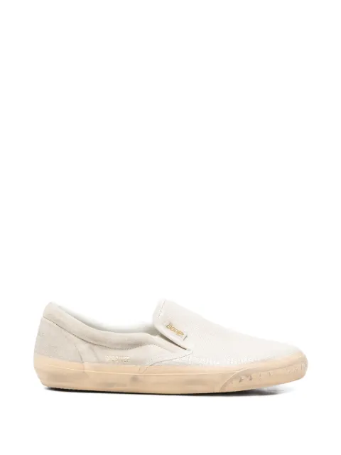 Golden Goose VCE Penstar in suede and sequins slip-on sneakers Neutrals GMF00306F008095
