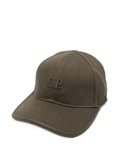 C.P. Company logo-embroidered baseball cap Green 20CMAC048A006288A683