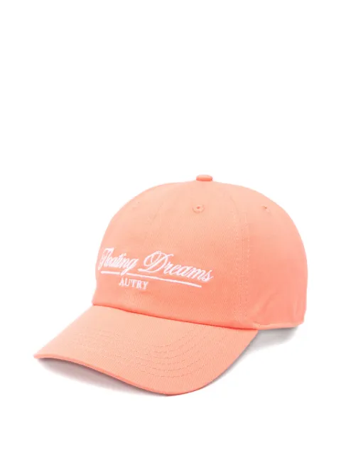 Autry embroidered cap Orange ACPU065F