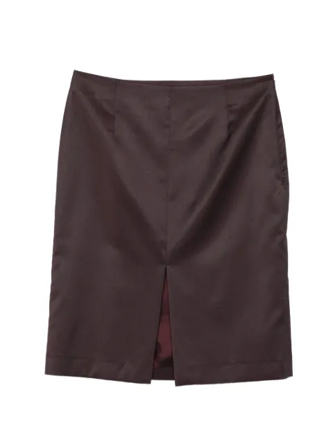 OUR LEGACY Siren front-split skirt Purple W2264SCG