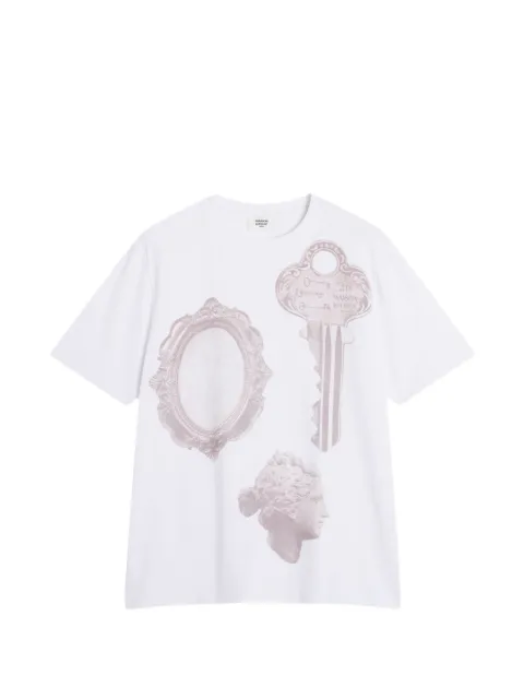 Maison Kitsuné graphic-print T-shirt White QM00109KJ7025