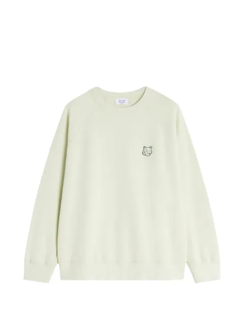 Maison Kitsuné Fox-motif sweatshirt Green PM00306KM0340