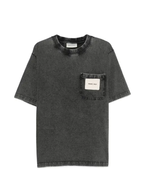 Bram’s Fruit chest pocket crew-neck T-shirt Grey 1112