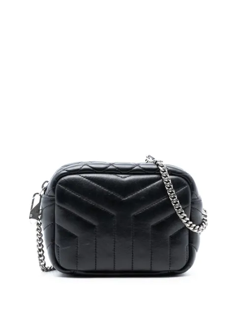 Saint Laurent Pre-Owned 2016 Small Calfskin Loulou Bowling Bag crossbody bag Black ANTQ0Q72ICMOH31E
