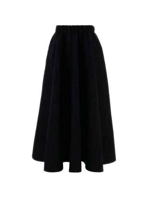 extreme cashmere Venus flannel skirt Black 44317402TU08