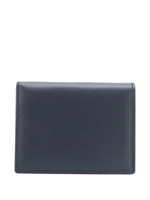 Comme Des Garçons Wallet leather cardholder Blue SA0641