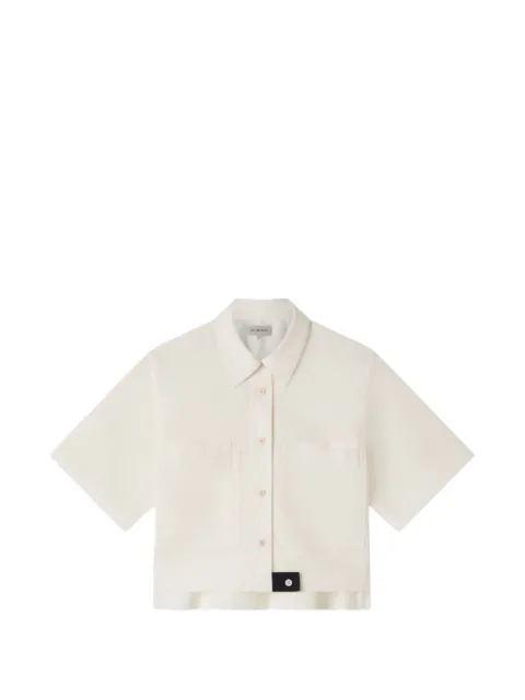 Lee Mathews Annie short-sleeve shirt Neutrals M2504TO288