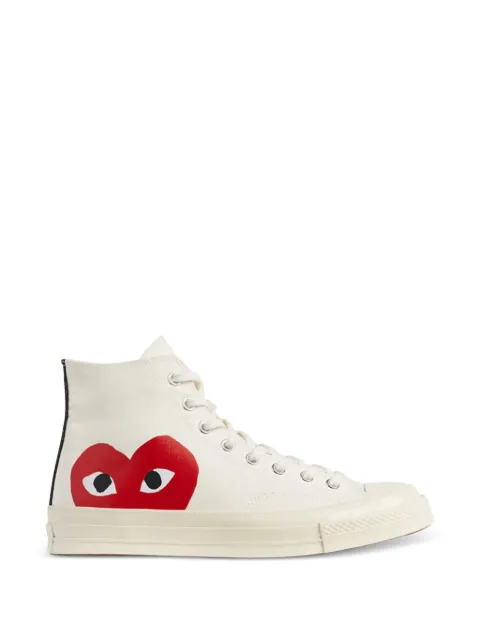 Comme Des Garçons Play x Converse heart-print sneakers Neutrals AAZK112