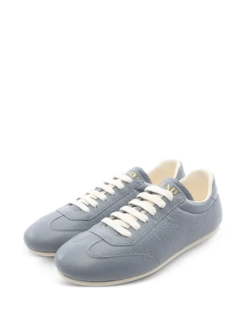 Prada Pre-Owned 2020s leather sneakers Grey 1037278