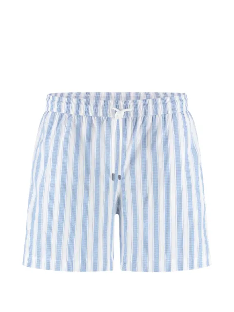 Fedeli striped swim shorts Blue TU000326F6