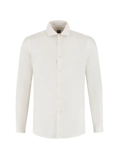 Fedeli buttoned shirt Neutrals TUD00501