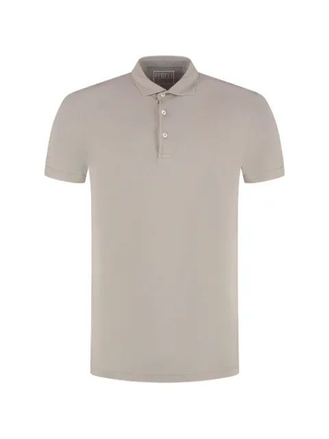 Fedeli short-sleeve polo shirt Neutrals TUD00116