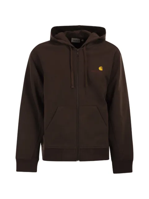 Carhartt WIP zip hoodie Brown I03306333HXX