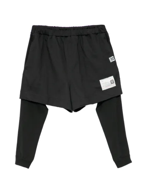 Maison MIHARA YASUHIRO layered shorts Black B16SP601