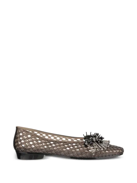 HEAVENLY JELLY bead-embellished ballerina flats Black HJ25PSALST03BK01BLACK