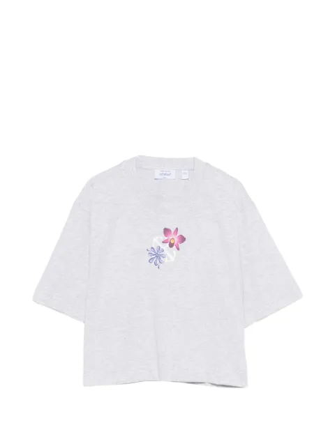 Off-White floral-print T-shirt Grey 2AA090S26JER002W051